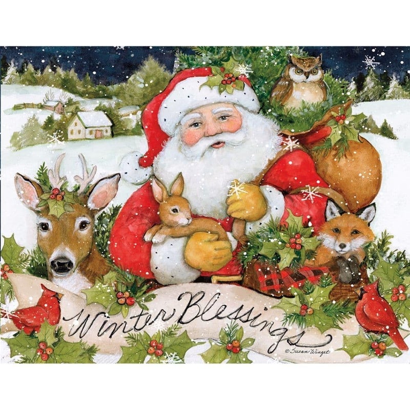 LANG Magic of Christmas Assorted Boxed Christmas Cards (1008118) - 2 Unique Designs of Festive Holiday Greeting Cards - 18 Total - Image 3